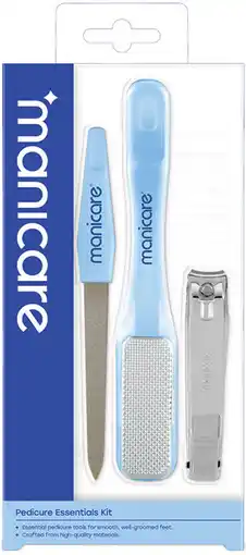 Priceline NEW Manicare Pedicure Essentials Kit 3 Piece Set offer