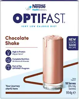 Priceline Optifast VLCD Shake Chocolate offer