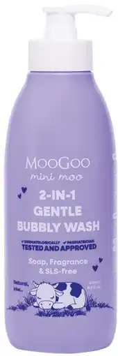 Priceline MOOGOO Mini MOO 2-In-1 Gentle Bubbly Wash offer