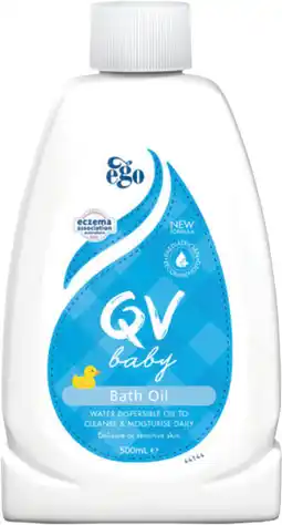 Priceline Ego QV Baby Bath Oil offer
