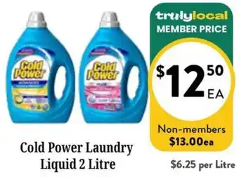 Cold Power Laundry Liquid