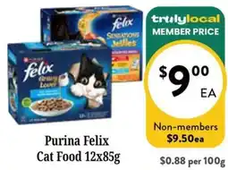 Farmer Jack's Purina Felix Cat Food offer