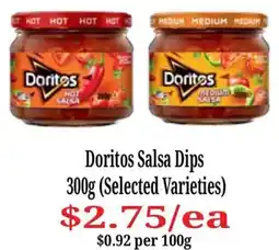 Farmer Jack's Doritos Salsa Dips offer