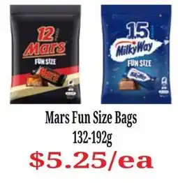 Farmer Jack's Mars Fun Size Bags offer