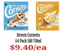 Farmer Jack's Streets Cornetto offer