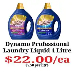 Farmer Jack's Dynamo Professional Laundry Liquid offer