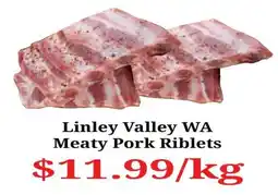 Farmer Jack's Linley Valley WA Meaty Pork Riblets offer
