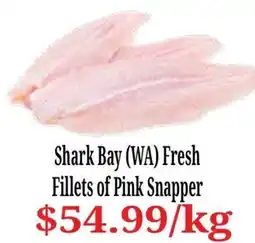 Farmer Jack's Shark Bay (WA) Fresh Fillets of Pink Snapper offer