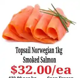 Farmer Jack's Topsail Norwegian Smoked Salmon offer