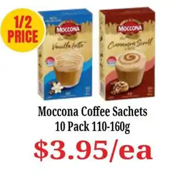 Farmer Jack's Moccona Coffee Sachets offer