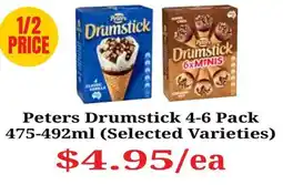 Farmer Jack's Peters Drumstick 4-6 Pack offer