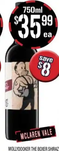 Farmer Jack's Mollydooker The Boxer Shiraz offer