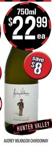 Farmer Jack's Audrey Wilkinson Chardonnay offer