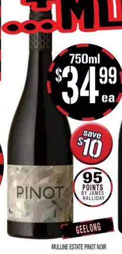 Farmer Jack's Mulline Estate Pinot Noir offer