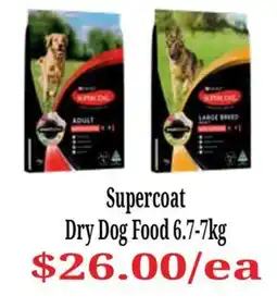 Farmer Jack's Supercoat Dry Dog Food offer