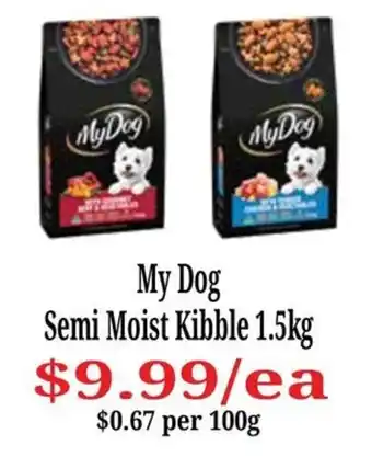 Farmer Jack's My Dog Semi Moist Kibble offer
