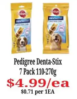 Farmer Jack's Pedigree Denta-Stix offer