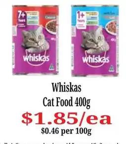 Farmer Jack's Whiskas Cat Food offer