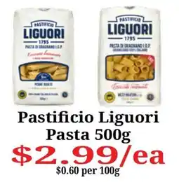 Farmer Jack's Pastificio Liguori Pasta offer