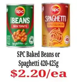 Farmer Jack's SPC Baked Beans or Spaghetti offer
