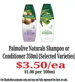 Farmer Jack's Palmolive Naturals Shampoo or Conditioner offer