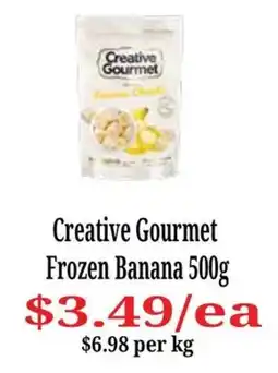 Farmer Jack's Creative Gourmet Frozen Banana offer