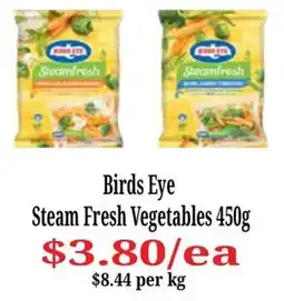 Farmer Jack's Birds Eye Steam Fresh Vegetables offer