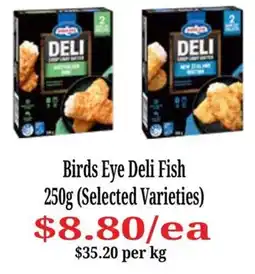 Farmer Jack's Birds Eye Deli Fish offer
