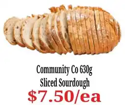 Farmer Jack's Community Co Sliced Sourdough offer