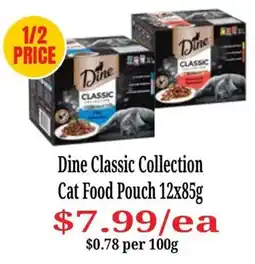 Farmer Jack's Dine Classic Collection Cat Food Pouch offer