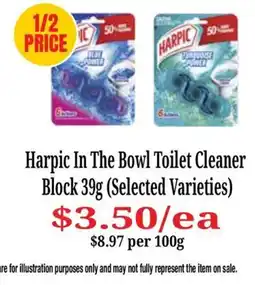 Farmer Jack's Harpic In The Bowl Toilet Cleaner Block offer