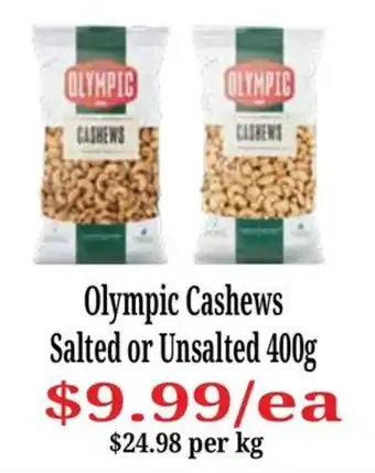 Farmer Jack's Olympic Cashews offer