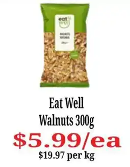 Farmer Jack's Eat Well Walnuts offer