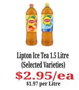Farmer Jack's Lipton Ice Tea 1.5 Litre offer