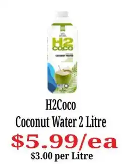 Farmer Jack's H2Coco Coconut Water offer
