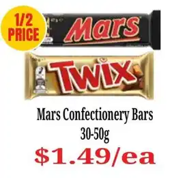Farmer Jack's Mars Confectionery Bars offer