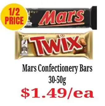 Farmer Jack's Mars Confectionery Bars offer