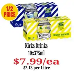 Farmer Jack's Kirks Drinks offer