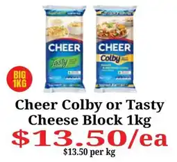 Farmer Jack's Cheer Cheese Block offer
