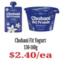 Farmer Jack's Chobani Fit Yogurt offer