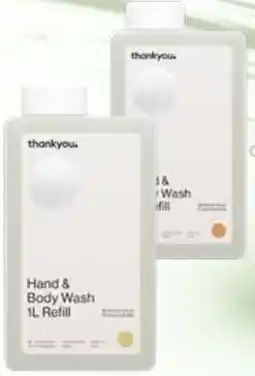 Farmer Jack's thankyou Hand & Body Wash Refill offer
