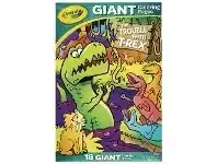 Officeworks Crayola Giant Colouring Pages Trouble with T-Rex offer