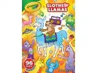 Crayola Sloths Love Llamas Colouring Book 96 Page