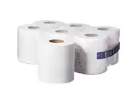 Officeworks Tork Universal Wiper 310 Centerfeed Roll 6 Pack offer