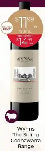 Porters Wynns The Siding Coonawarra Range offer