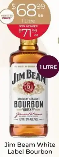 Porters Jim Beam White Label Bourbon offer