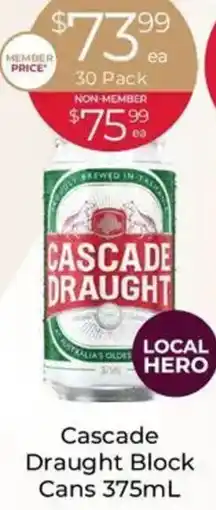 Porters Cascade Draught Block Cans offer