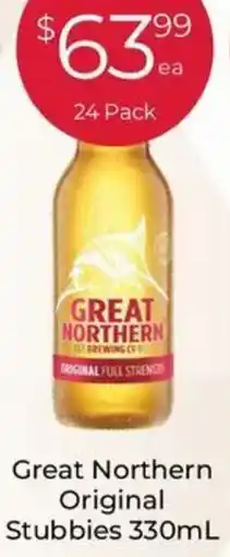 Porters Great Northern Original Stubbies offer