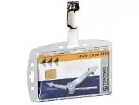 Officeworks Durable ID Pass Holder Clear offer