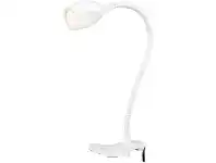 Officeworks Brilliant Jansen Clamp USB Task Lamp White offer